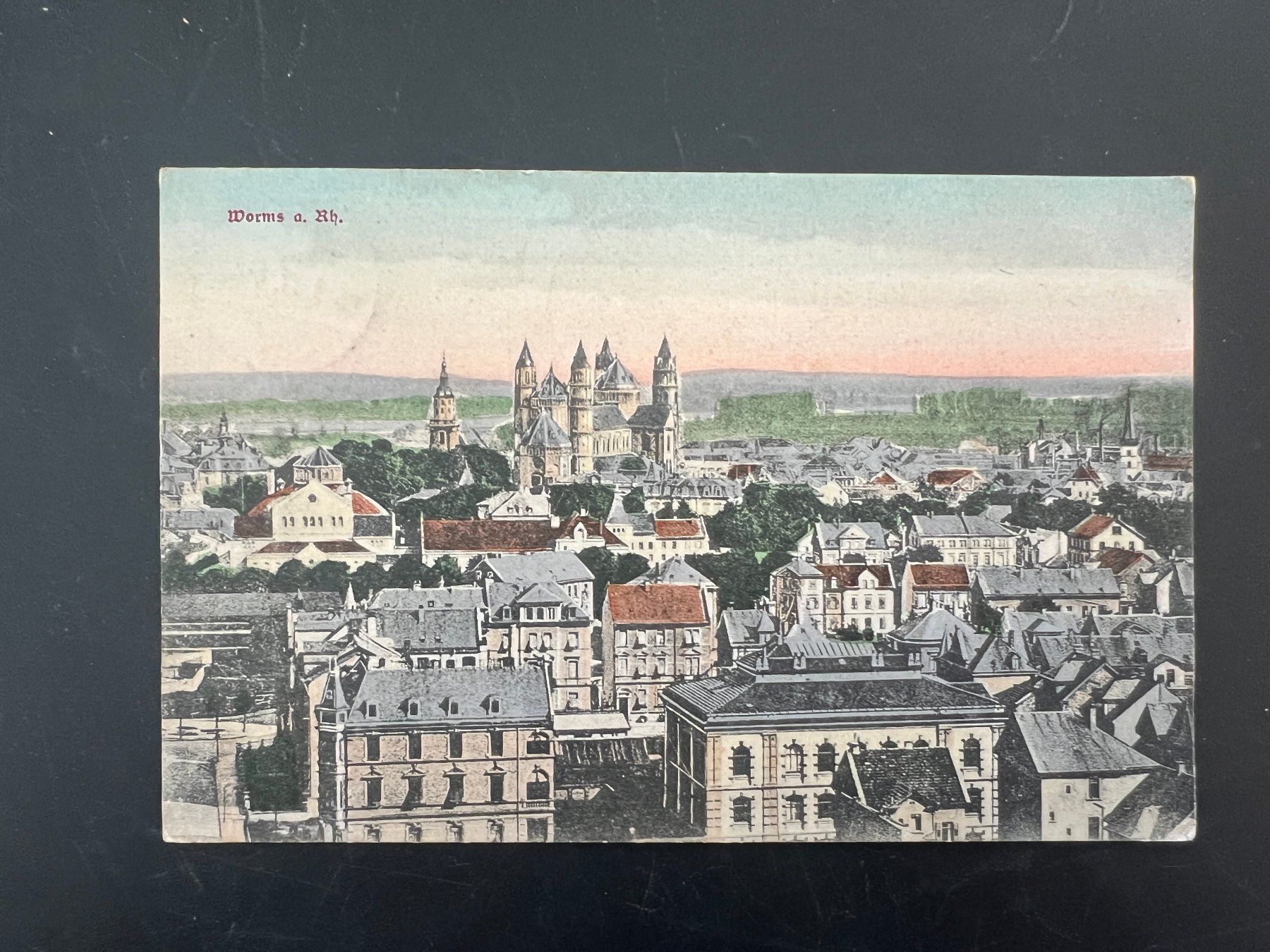 Cartoline postali: AK 1907 Worms Litho   (G451) – Usato da Hinwil venduto da Sidi4