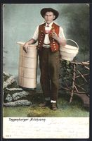 Toggenburger Milchsenn, schweizer Tracht