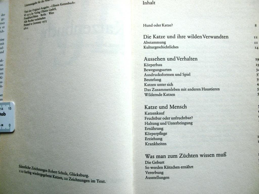 Libri: Katzenbuch – Usato da Grenchen venduto da Kogi7 2