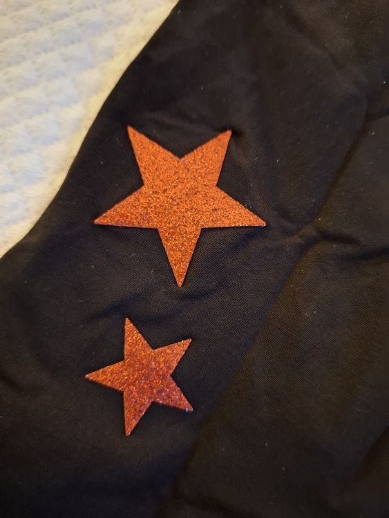 collant nuove calzedonia M nere con stelle rosse (Nuovo (secondo