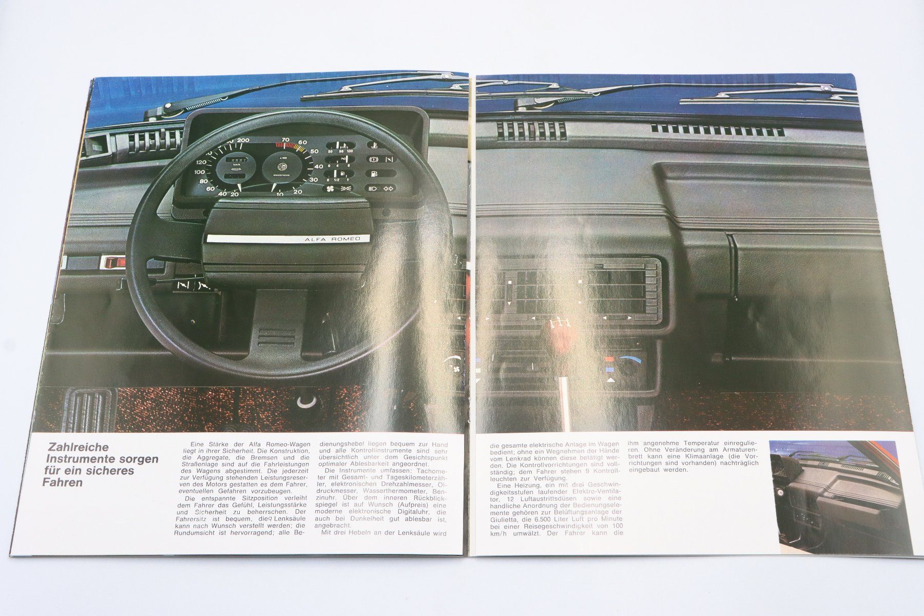 Alfa Romeo Documents: Alfa Romeo Giulietta 1981 Prospekt – D'occasion à Bühl b.Aarberg par Collectorpassions 5