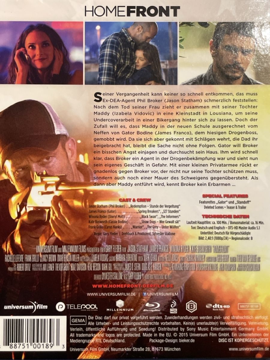 Tutti i DVDs: Homefront (2013) – Usato da Waldenburg venduto da Gonzo8 1