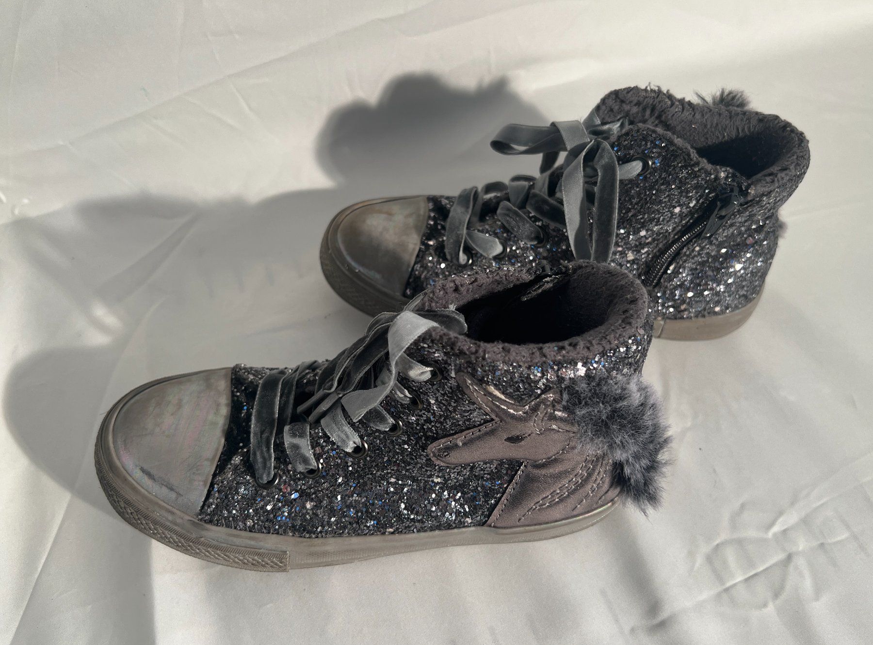 Scarpe per ragazze: Glitzerhalbschuhe Gr. 30 gefüttert – Usato da Zürich venduto da Drahtzug