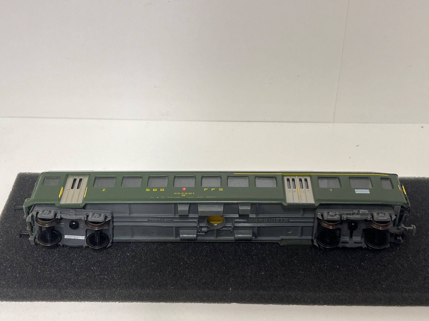 Kleinbahn Modellini di ferrovie: KLEINBAHN Steuerwagen ABt  SBB H0 DC – Usato da Neuenhof venduto da ludovicco 6