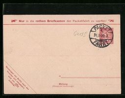Briefumschlag Stempel Private Stadtpost