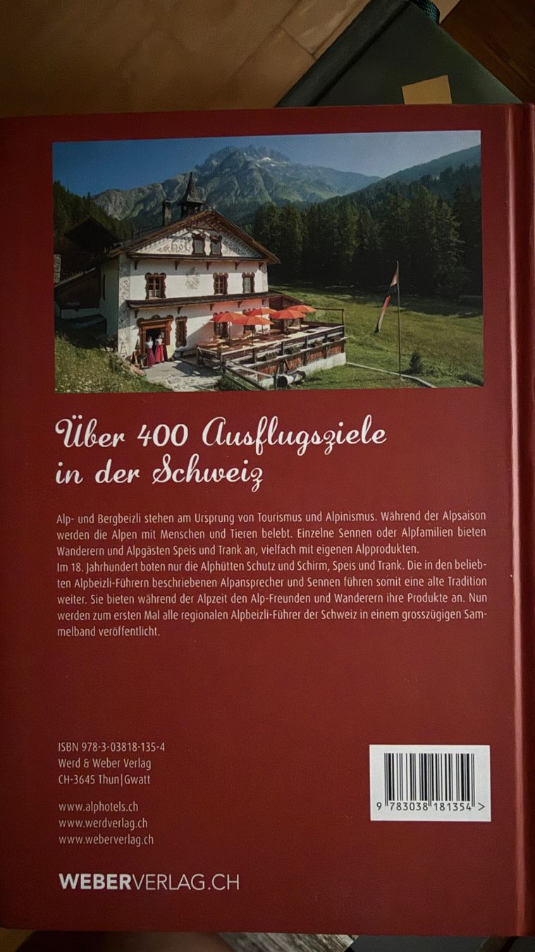 Livres: Buch Alpbeizli der Schweiz – Neuf (Voir description) à Birsfelden par Nic21 1
