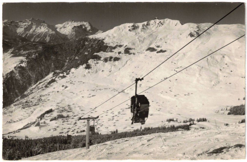 Ansichtskarten: Verbier - Sessellift Médran – Gebraucht aus Binningen von Mountainrider