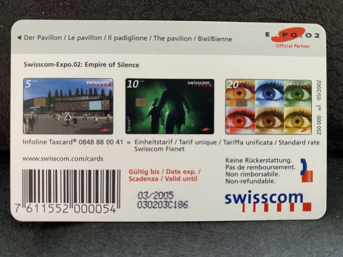 Schede telefoniche: Taxcard S1 – Usato da Lausanne venduto da babacard10 1
