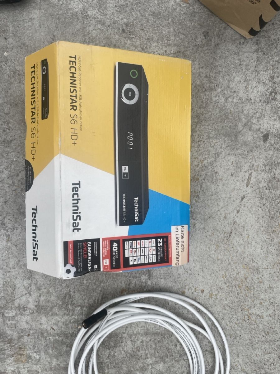 Technisat Receiver: TechniSat TECHNISTAR S6 HD+ Receiver mit Aufnahmefunktion – Gebraucht aus Bäch SZ von inf_jgc8