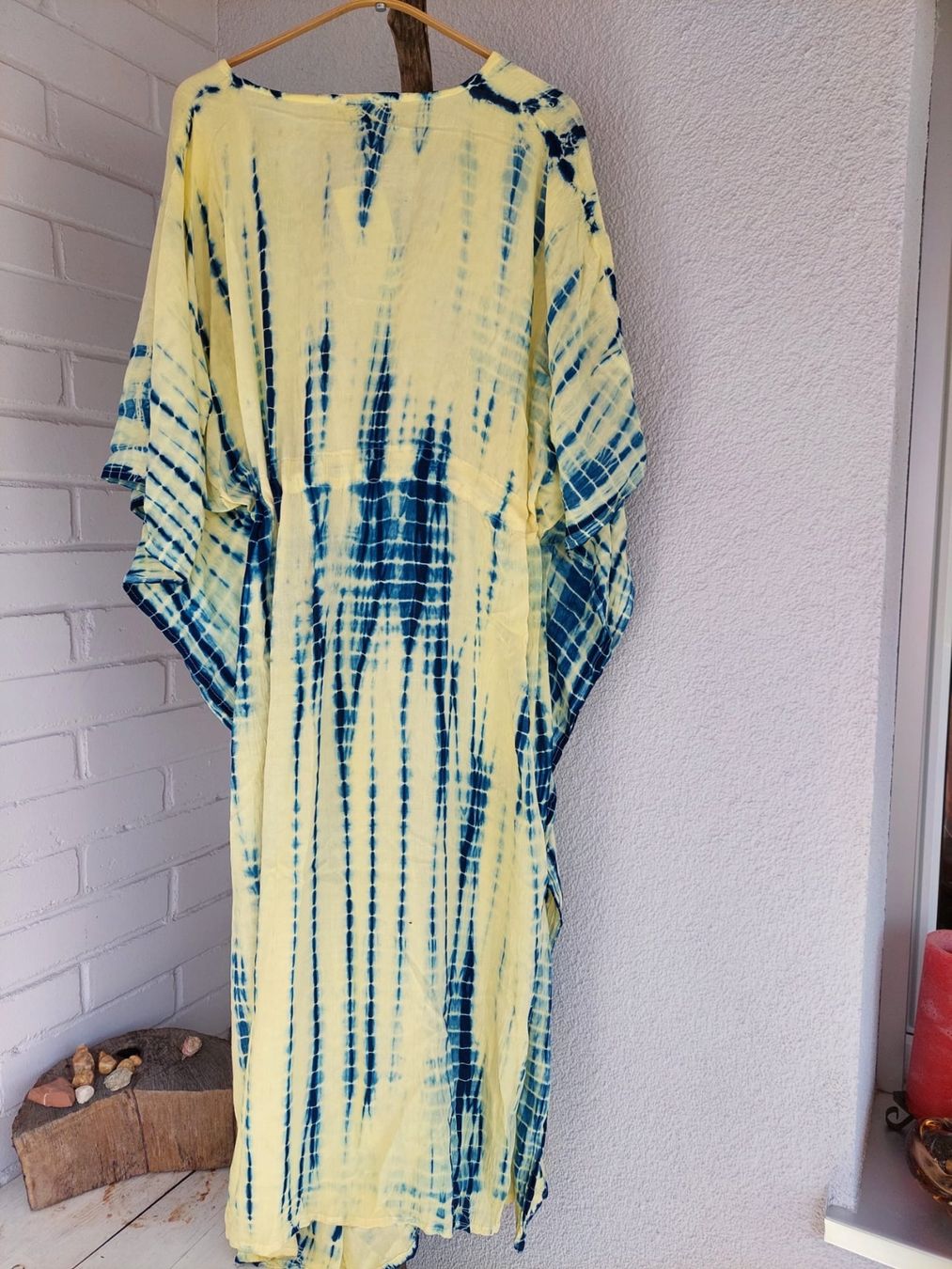 Tuniken: Boho-Chic Tie-Dye Kaftan – Free Size | Handmade & Unique – Neu und originalverpackt aus Chiasso von Pat_chuli 3
