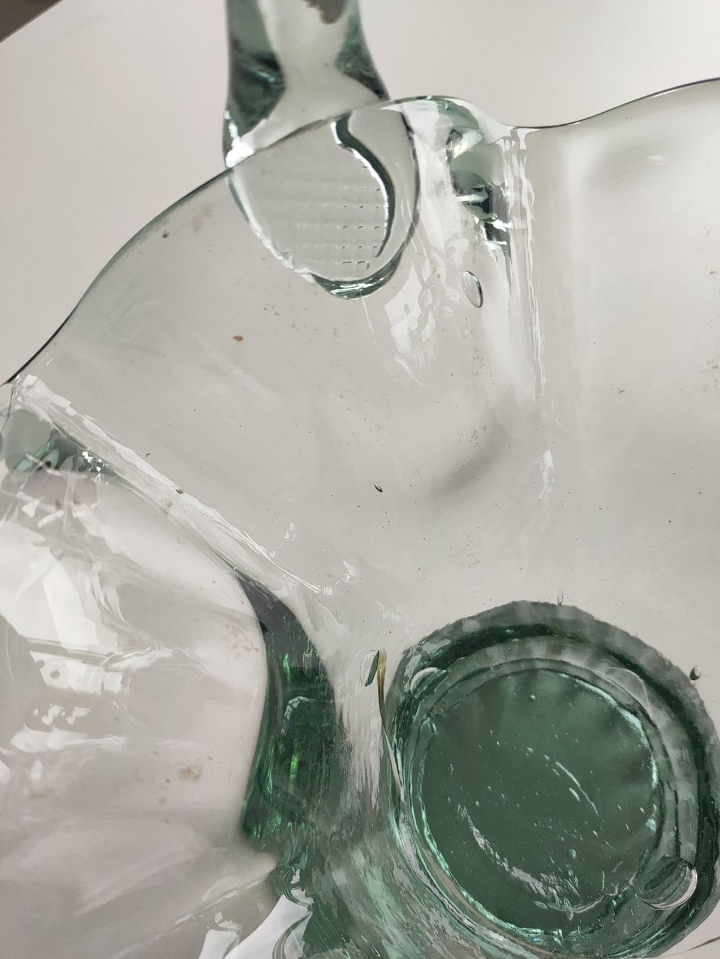 Piatti di portata: Glas Obstschale mit Henkel, Vintage Design – Usato da Gipf-Oberfrick venduto da minini 4