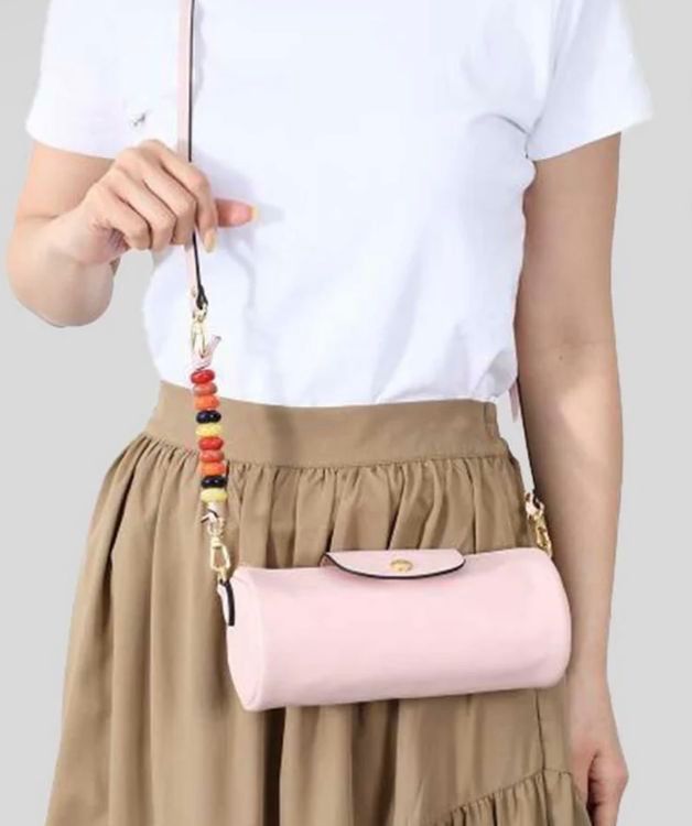 Longchamp Borse da donna: Longchamp Umhängetasche Rosa Leder – Usato da Basel venduto da astwo