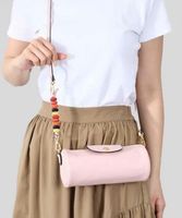 Longchamp Umhängetasche Rosa Leder