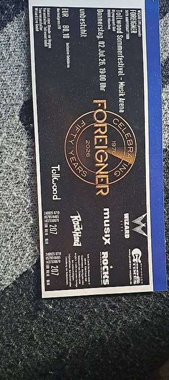 Biglietti: 2x Foreigner Tickets München – Nuovo (secondo la descrizione) da St. Josefen venduto da nic_5h78 1