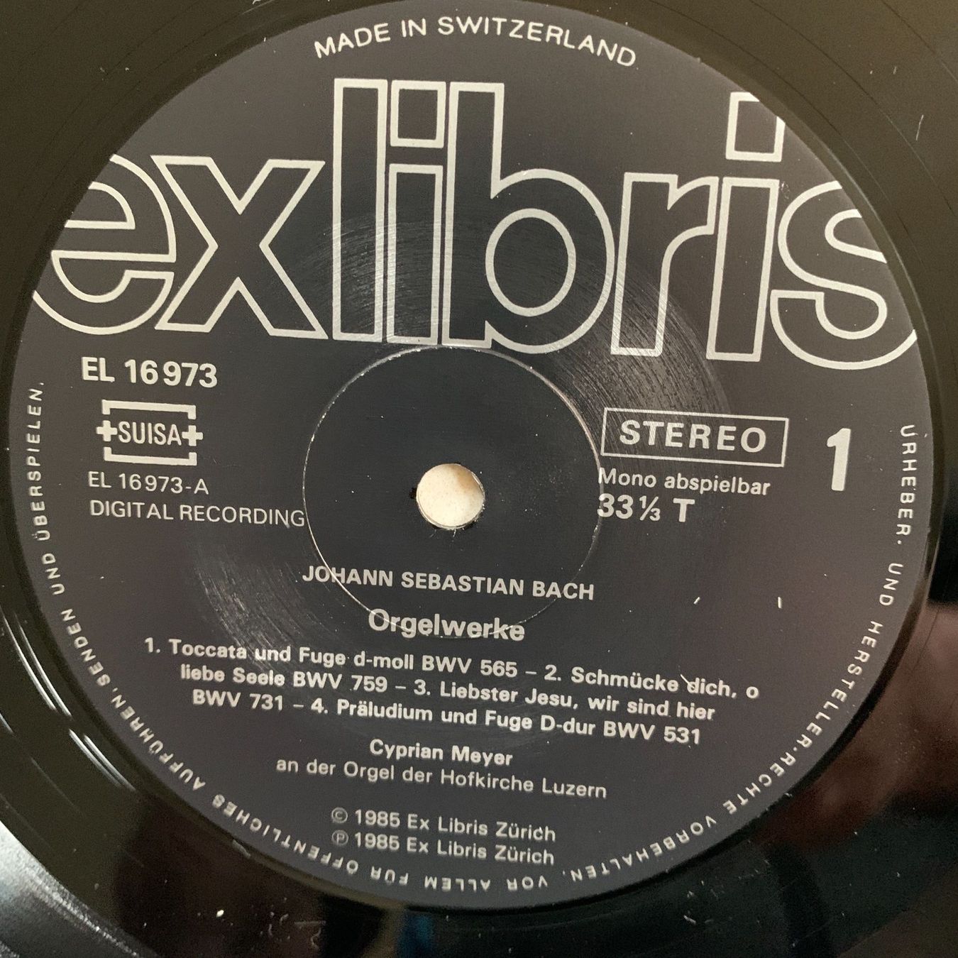 Dischi in vinile: Cyprian Meyer: Bach – Usato da Stans venduto da Abukadnezar 2