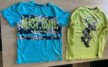 guter Zustand T-SHIRTS, GRÜN:GRÖSSE 170 BLAU:158/164