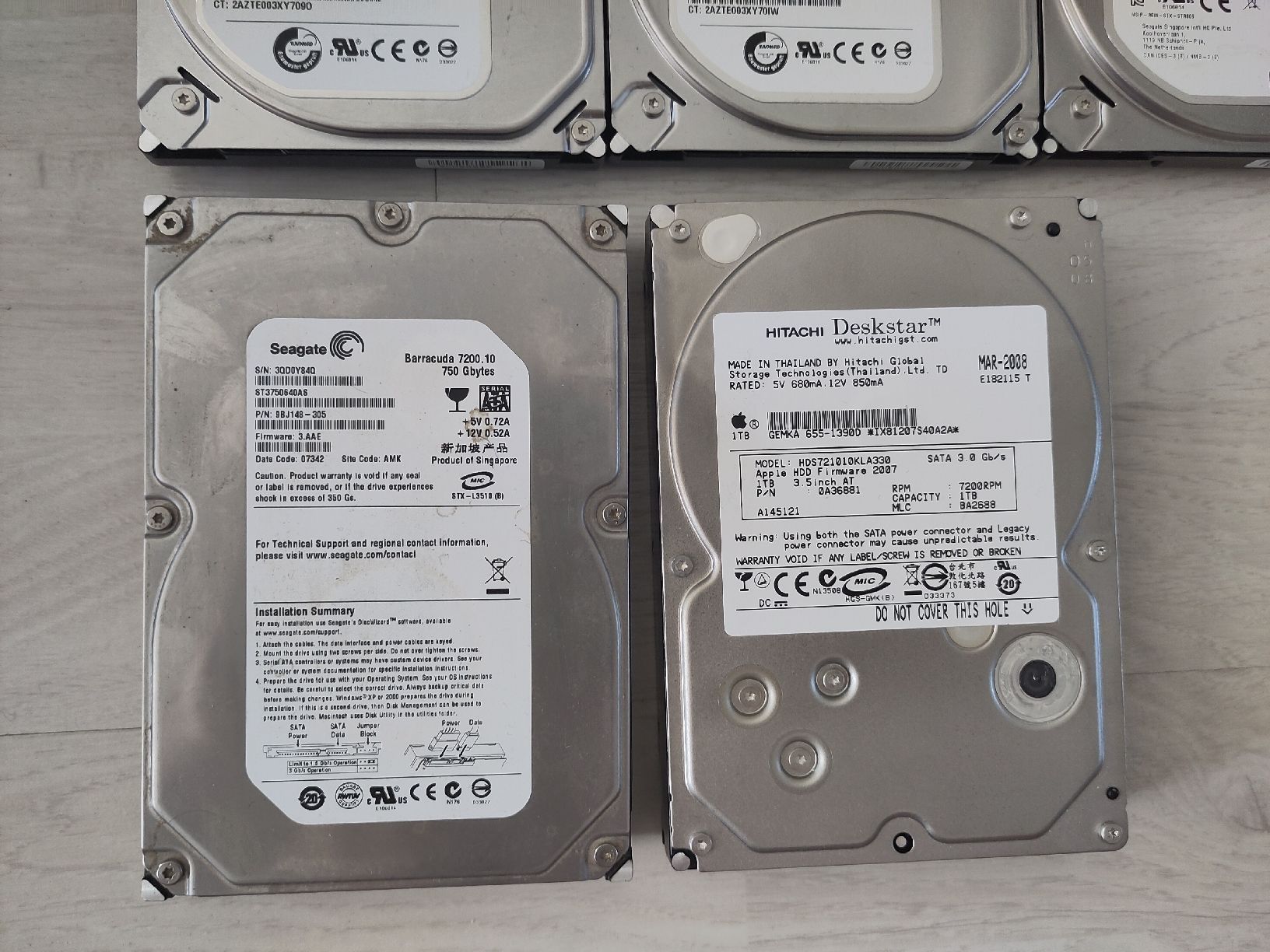 Disques durs: 14x 3.5" HDD – Défectueux à Sargans par sve_hjs5 7