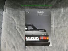 Mercedes-Benz 190 E 2.3-16 W201 1986/12 Prospekt deutsch