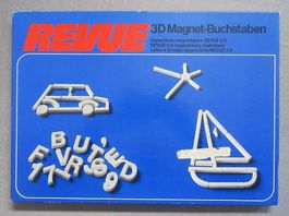 Revue - 3D Magnet-Buchstaben