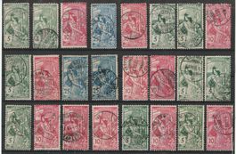 Lot UPU 1900. gestempelt