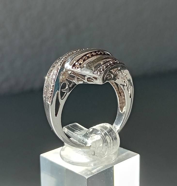 Anelli: Ring mit Diamanten in Silber – Usato da Stans venduto da wer_fd5f 2