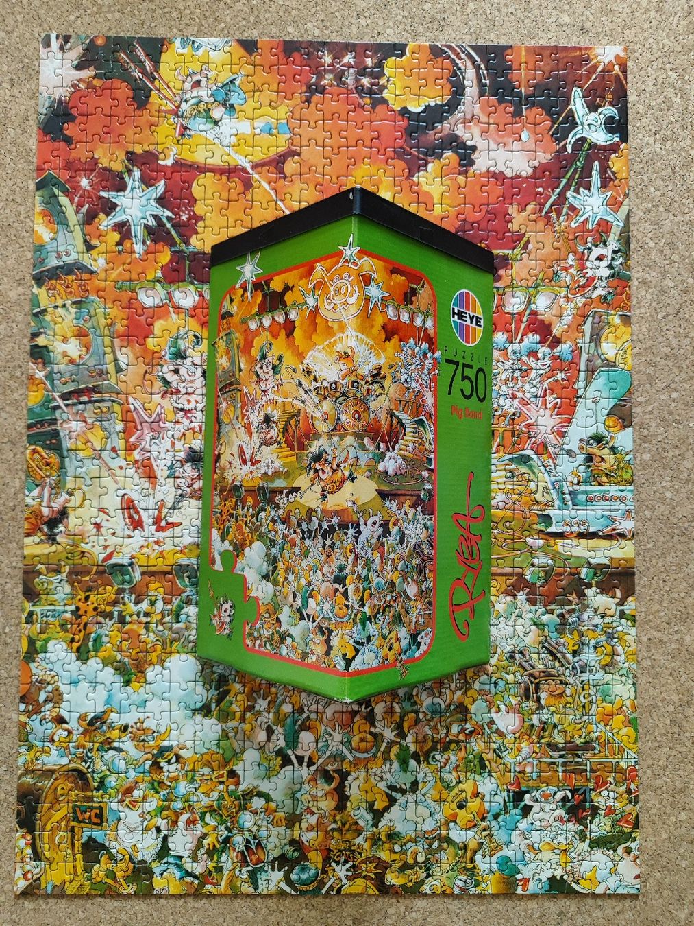Heye Puzzle: Heye Puzzle Ryba 750 Pig Band – Usato da Illnau venduto da iwo_jyy5 1