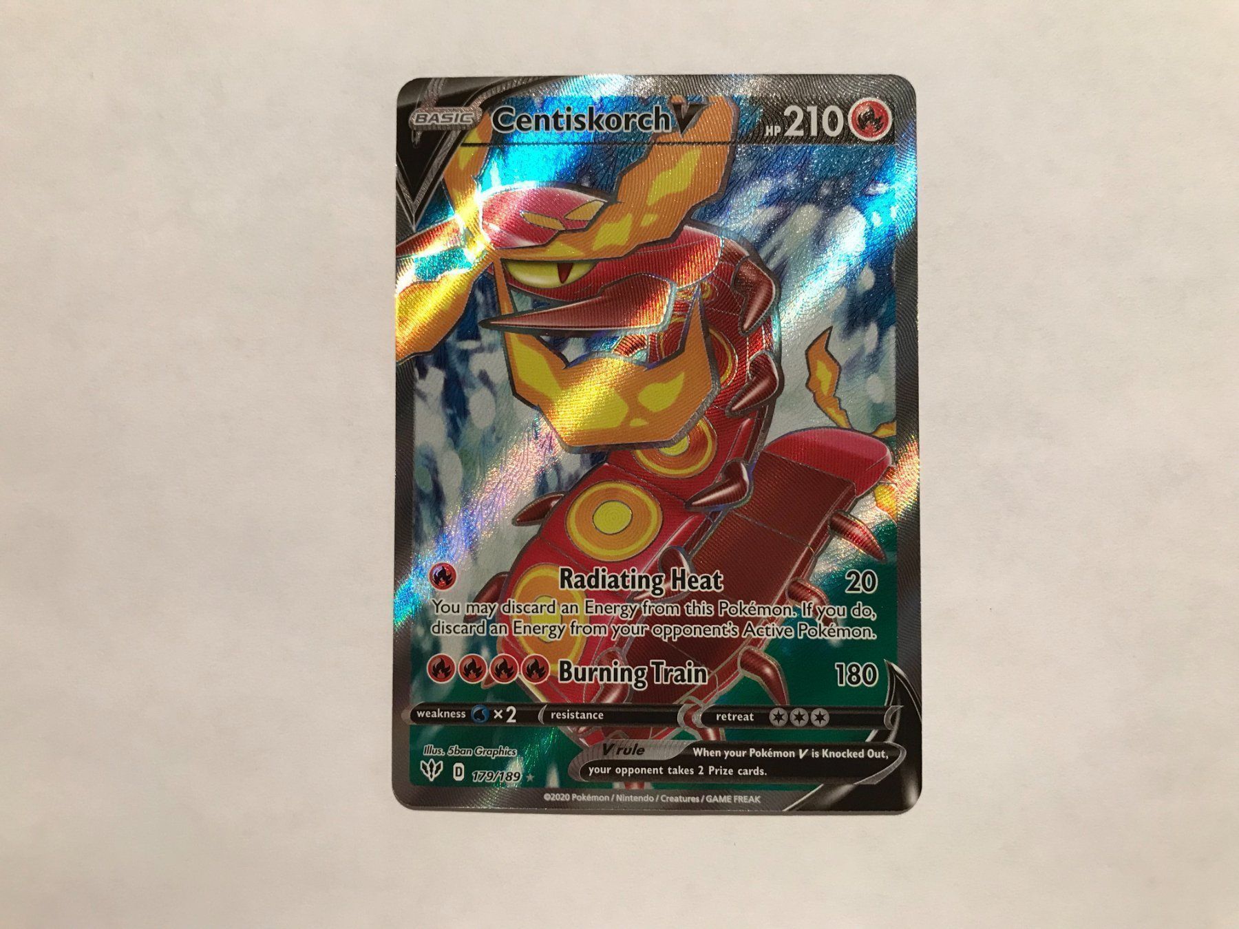 Pokémon Sammelbilder & Trading cards: Centiskorch V Fullart EN – Gebraucht aus Hagendorn von Pokecollectorch 1