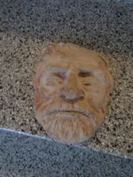 Skulptur Gesicht - (Rothenbühler?)                  (Nr.50)