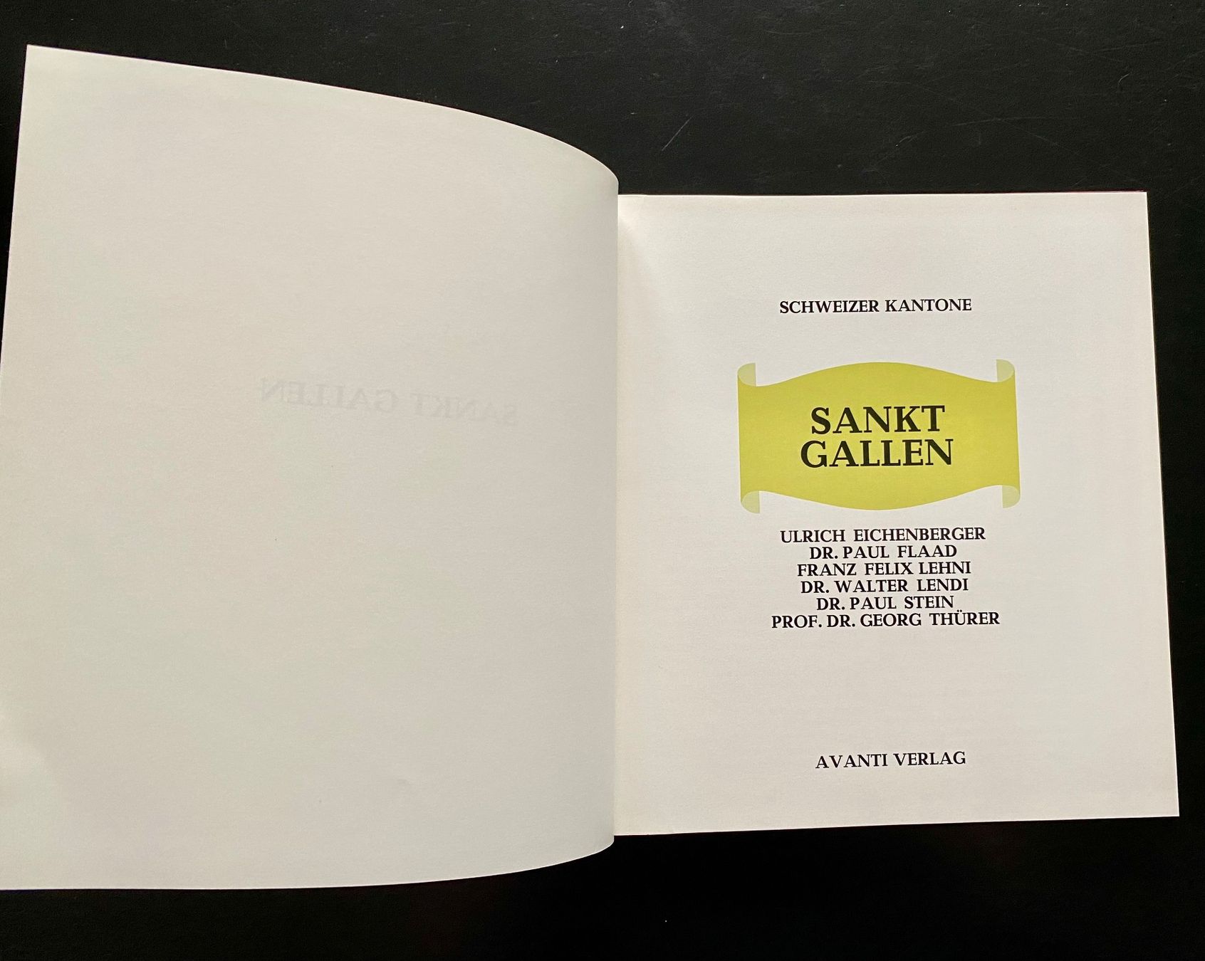 Libri: SCHWEIZER KANTONE / SANKT GALLEN – Usato da Nussbaumen AG venduto da schuba2000 1