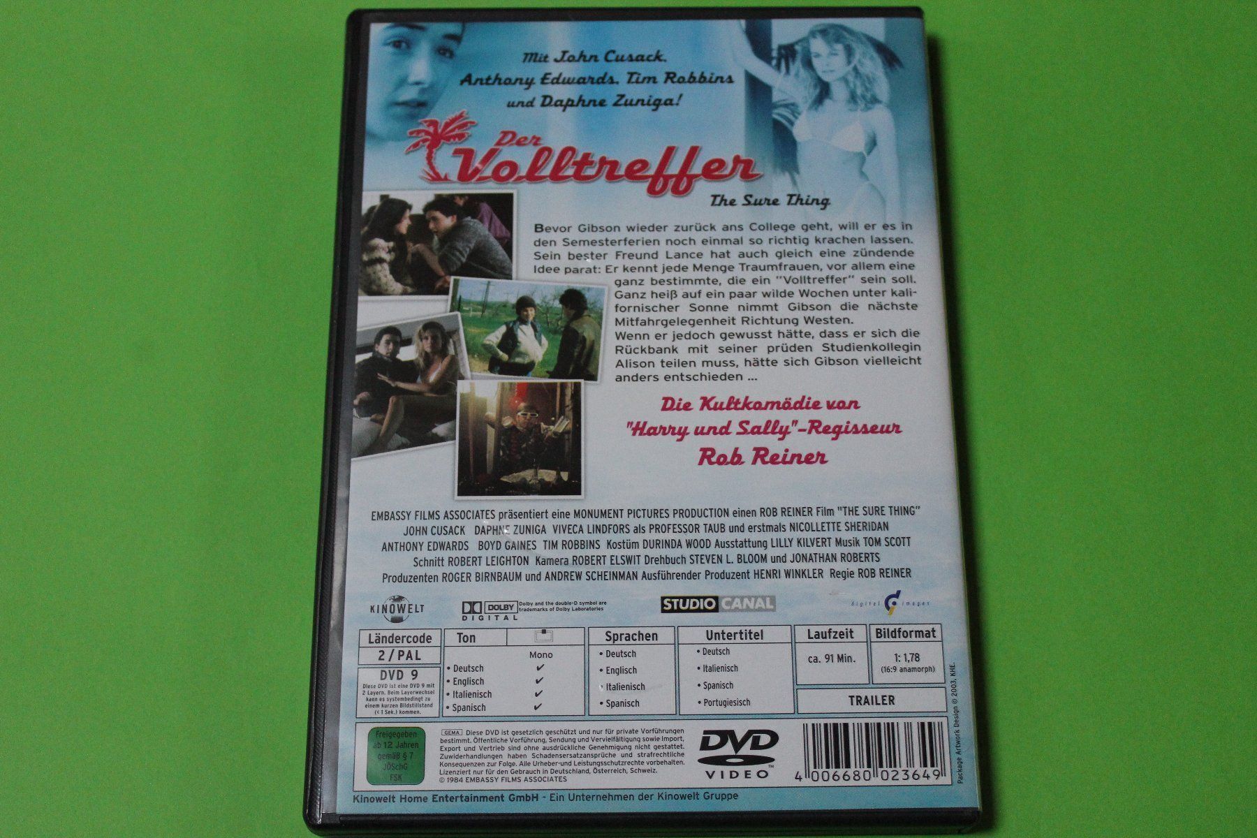 Alle DVDs: DER VOLLTREFFER (1985) KULT-DVD mit John Cusack – Gebraucht aus Tübach von JamesStone 2