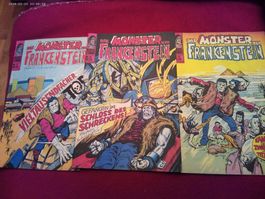 Das Monster von Frankenstein, Comic, Hefte Nr. 26,27,28