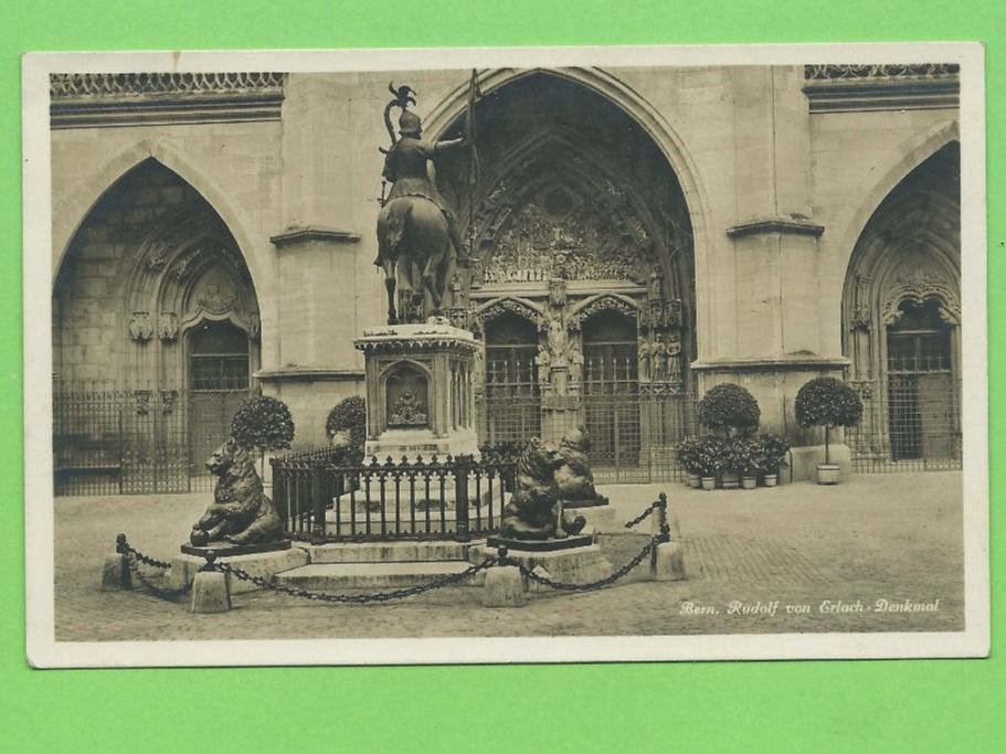 Cartoline postali: Bern, Rudolf von Erlach-Denkmal – Usato da Zürich venduto da t24_de
