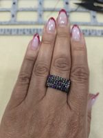 Bague en perles Miyuki - fait main