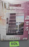 Bedruckter Schlaufenvorhang Dekoschal 135 x 245 cm, Nr. 80k