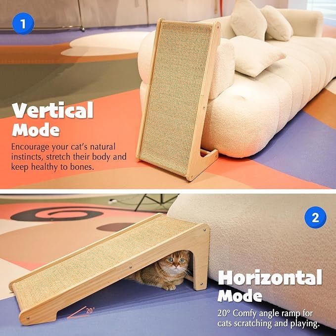 Tiragraffi: Cat Scratcher Ramp, L Shaped Scratching Post  – Nuovo (secondo la descrizione) da Couvet venduto da Aura_aura 1