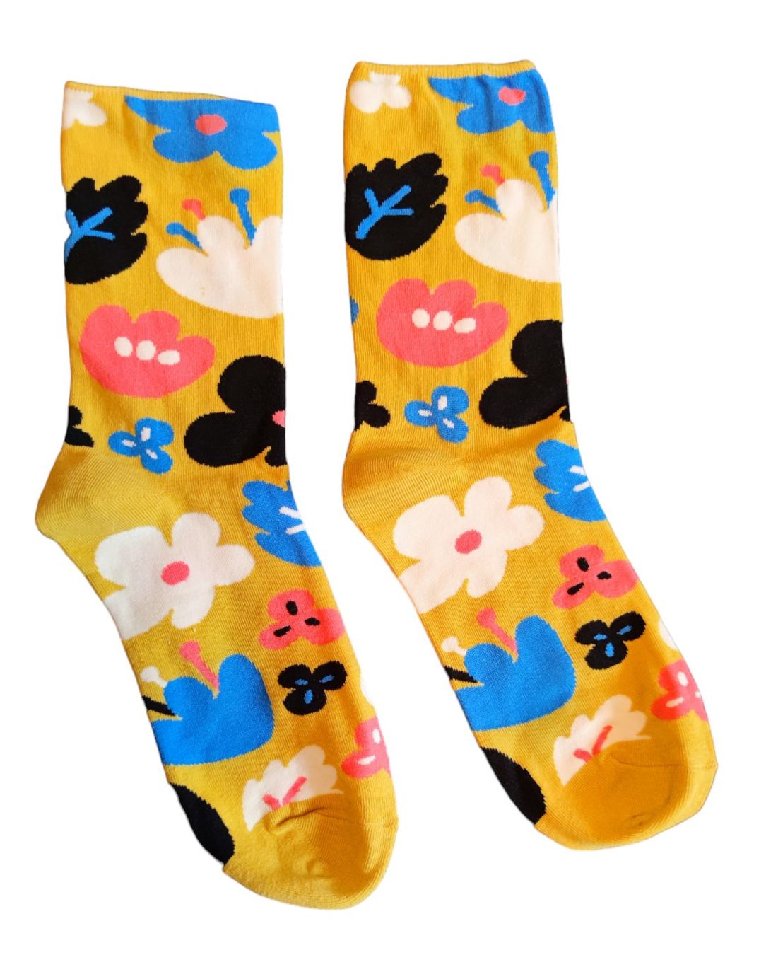 Calze: Socken Blumen / Flowers – Nuovo e nell'imballaggio originale da Zürich venduto da amysmith