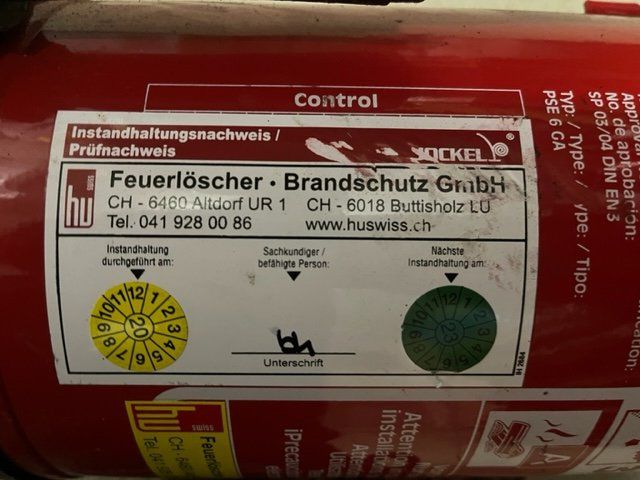 Estintori: Feuerlöscher Marke Gloria - Typ PSE 6 – Nuovo (secondo la descrizione) da Altbüron venduto da Februar26 2