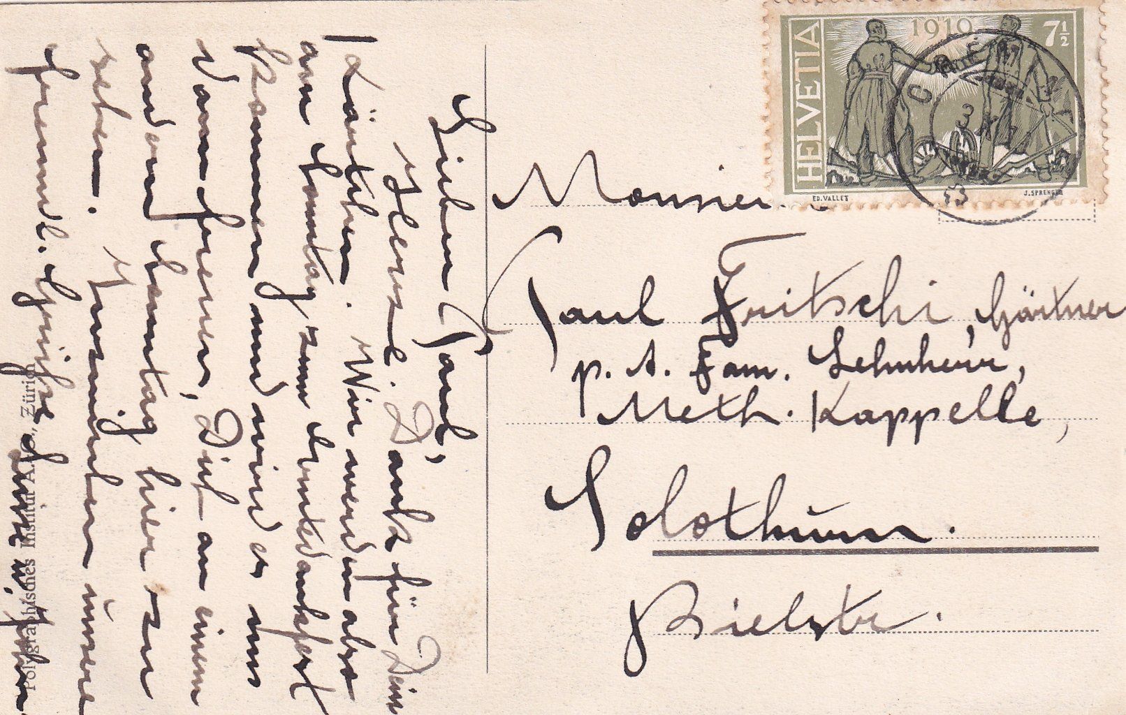 Cartes postales: Regensberg – D'occasion à Hombrechtikon par Rudolf07 1