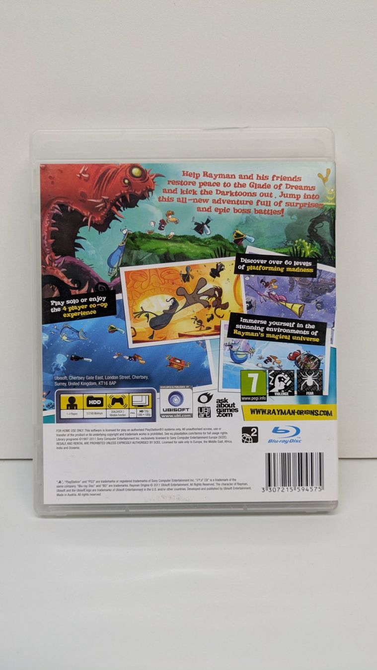 Giochi: Rayman Origins - PlayStation 3 – Usato da Menziken venduto da mame18 2