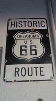 Schild Historic Oklahoma US Route 66 Vintage