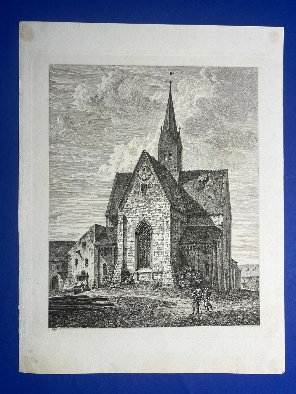 Incisioni: CAPPEL - Kappel a.A. - 2 Originalstiche - F. Hegi – Usato da Fällanden venduto da huk46 1