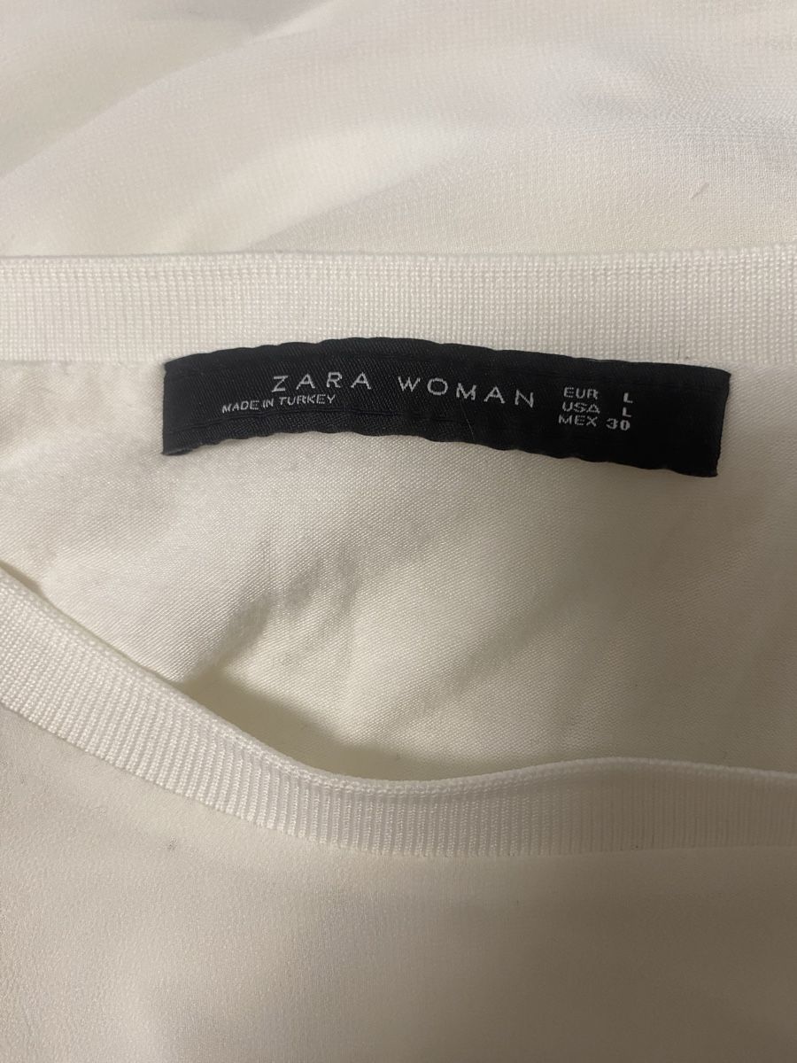 Zara Camicette: Zara chemise blanche taille L – Nuovo (secondo la descrizione) da Brügg BE venduto da nou_8ht9 5