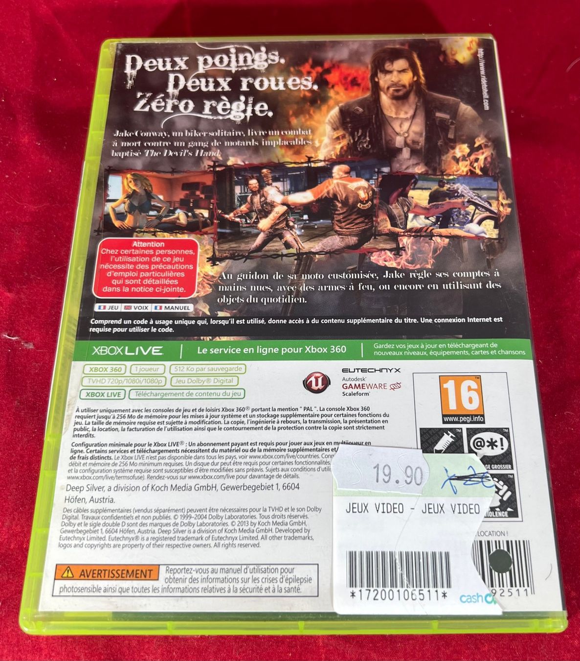 Giochi: Jeu Xbox 360 : Ride to Hell : Retribution – Usato da Biel/Bienne venduto da new-life 1