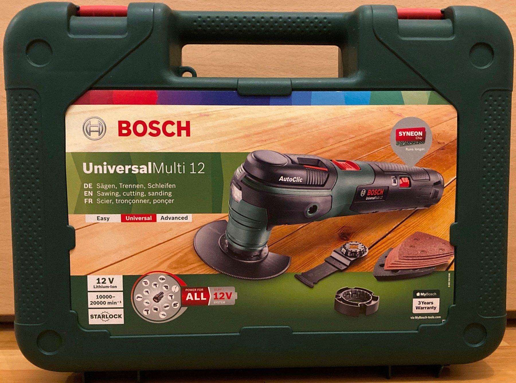 Bosch Tutti gli attrezzi: Bosch Universalmulti 12 – Nuovo (secondo la descrizione) da Fribourg venduto da rogerbd 1