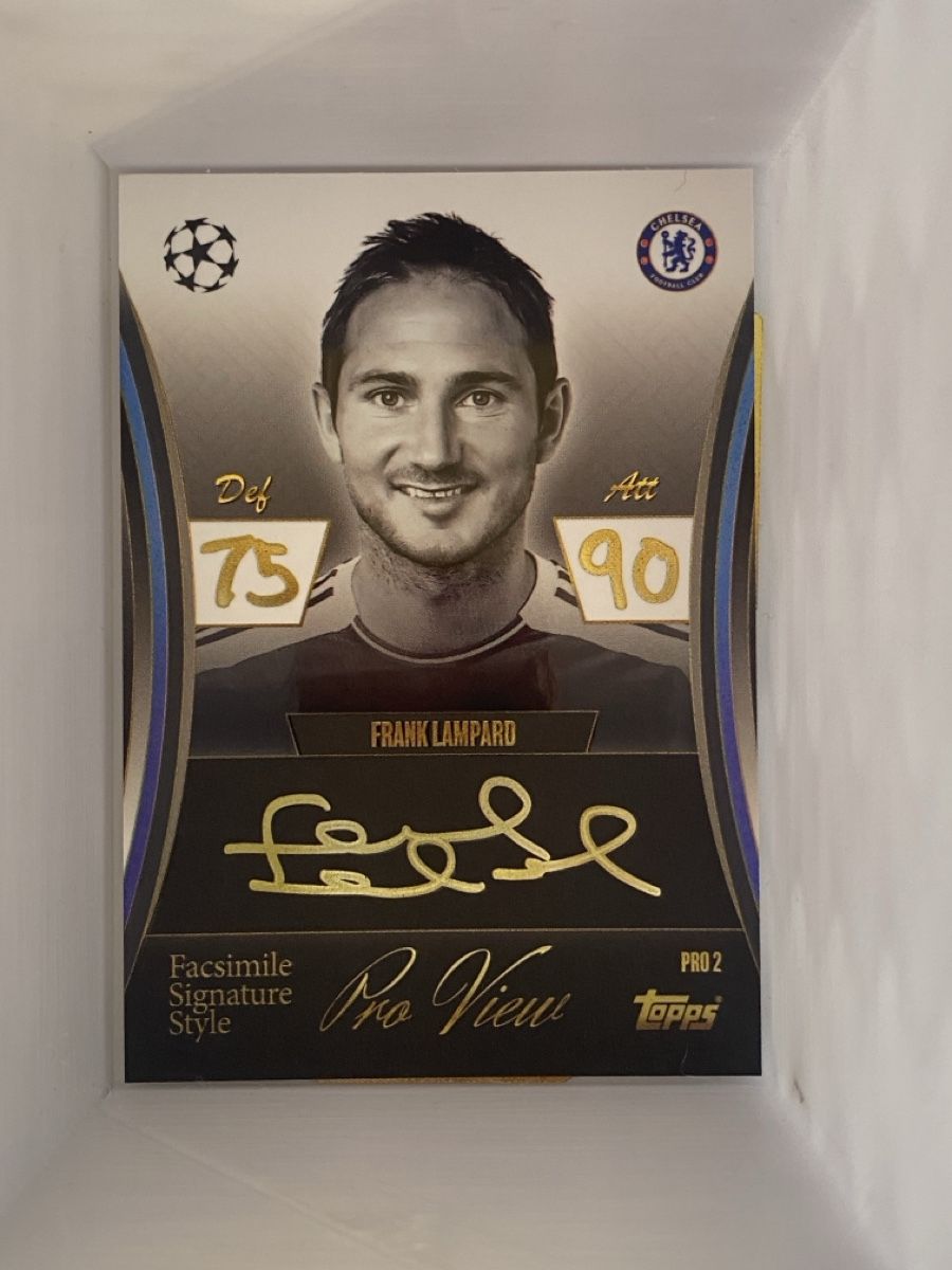 Topps Carte collezionabili: Frank Lampard Pro View Facsimile Signature Style PRO 2 – Nuovo (secondo la descrizione) da Illnau venduto da MyCoin