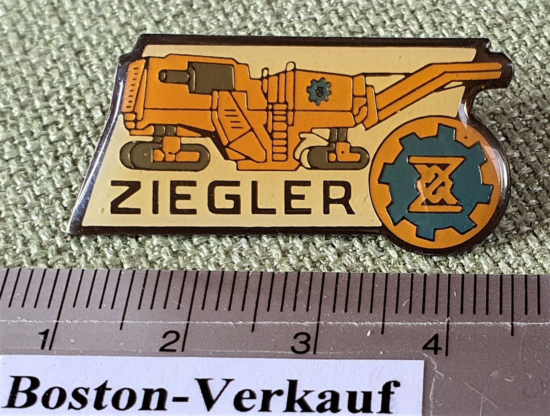 Placchette & Badge: D580 - Pin Ziegler Baumaschine Schweiz – Usato da Reinach BL venduto da Boston-Verkauf 1