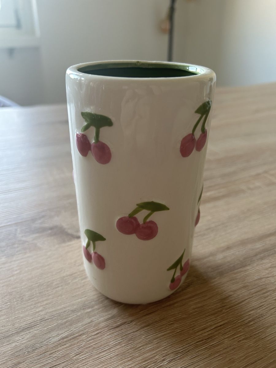 Vasi & Recipienti: Vase mit Kirschen – Nuovo (secondo la descrizione) da Urdorf venduto da lau_l8vd