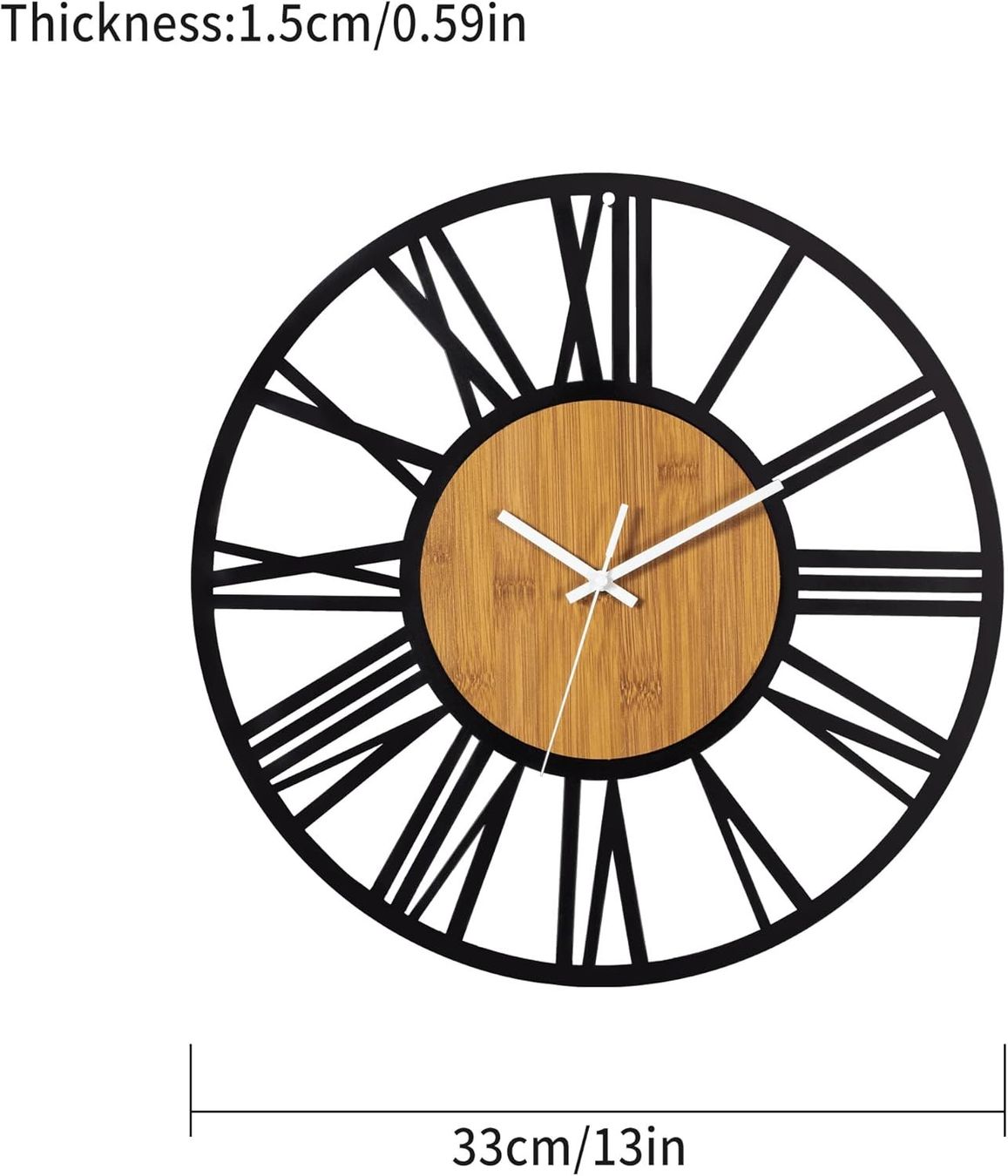 Orologi da terra & Orologi da parete: Wanduhr Schwarz 33 cm – Nuovo e nell'imballaggio originale da Nuglar venduto da SaleRitter 1