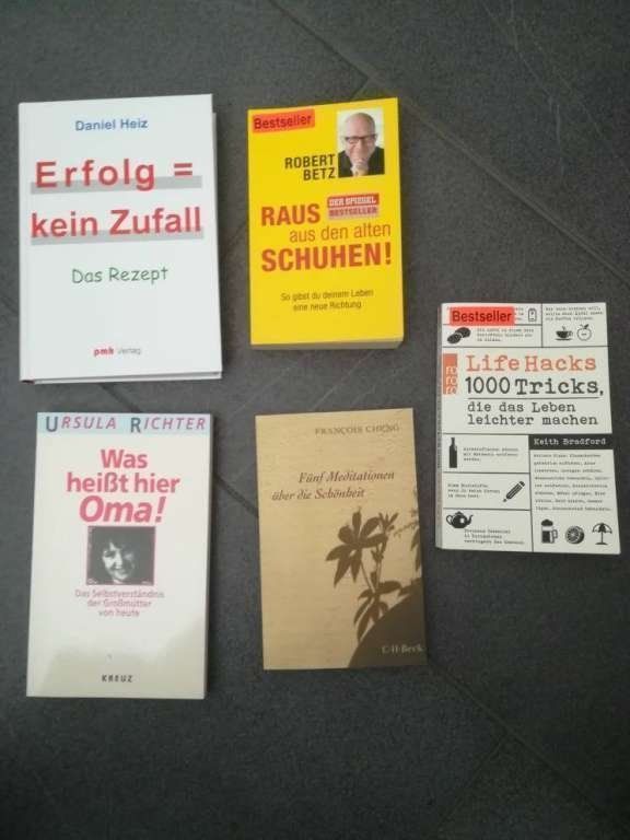 Bücher: 5 Bücher zur Lebenshilfe / Ratgeber – Gebraucht aus Russikon von wanda2006
