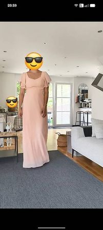 Brautjungfernkleid Pastell-gelb | ganz neu